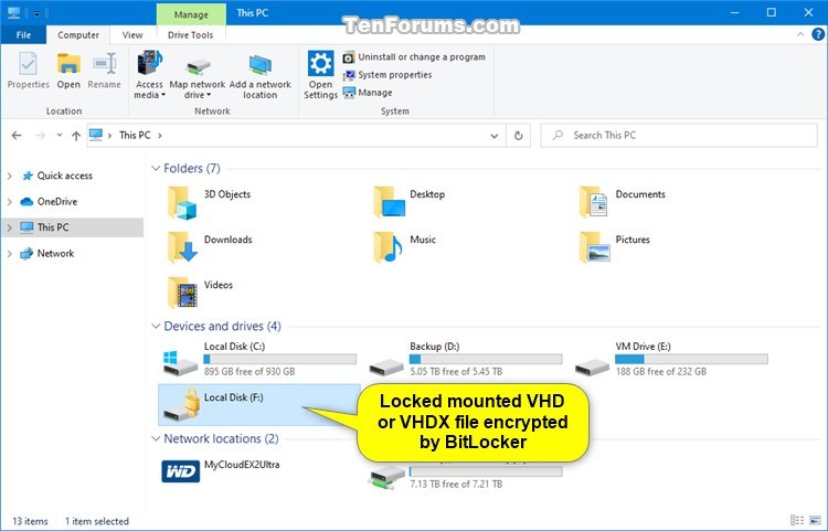 Create BitLocker Encrypted Container File with VHD or VHDX in Windows-locked.jpg