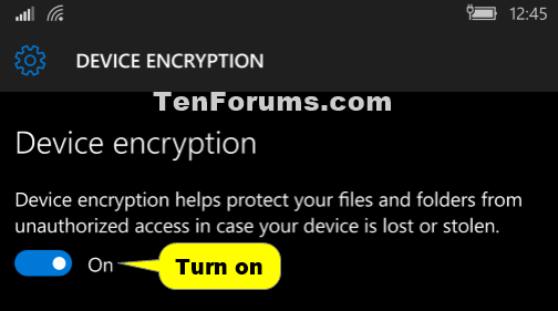 Device Encryption - Turn On or Off for Windows 10 Mobile Phone-windows_10_phone_device_encryption-4.png