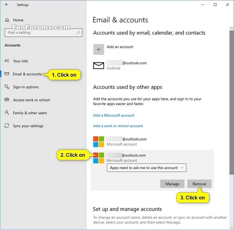 manage apps microsoft account