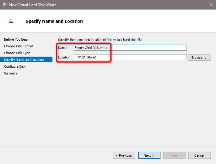 Hyper-V - Use Differencing Disks-empty-child-disk.jpg