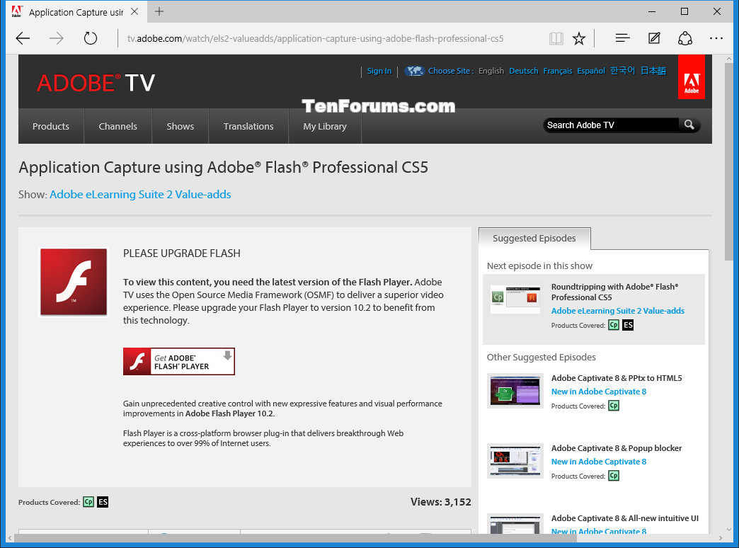 adobe flash player download for windows 10 64 bit