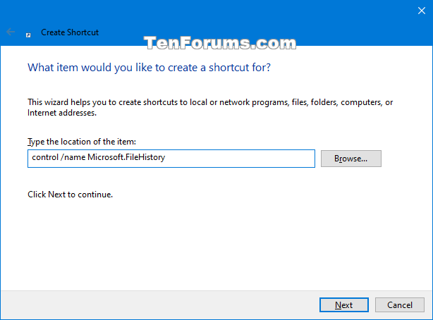 Create File History shortcut in Windows 10-file_history_shortcut-1.png