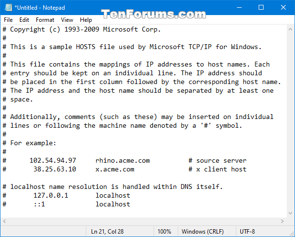 Reset Hosts file back to default in Windows-reset_hosts_file-1.png