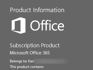 Custom install or change Microsoft Office with Office Deployment Tool-o365-account-info.jpg