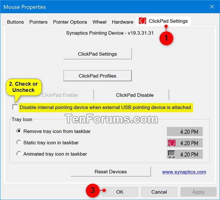 Disable Touchpad when Mouse is Connected in Windows 10-clickpad_settings.jpg