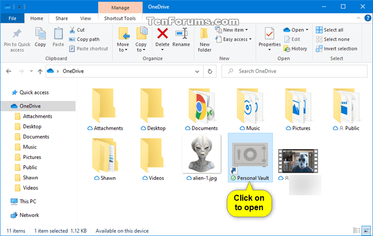 Unlock OneDrive Personal Vault in Windows 10-unlock_onedrive_personal_vault-file_explorer.png