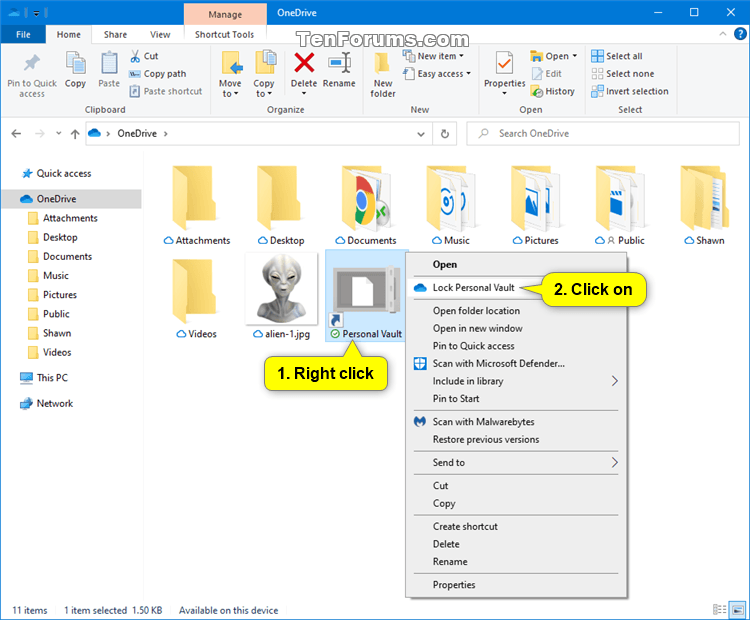 Lock OneDrive Personal Vault in Windows 10-lock_onedrive_personal_vault-context_menu.png