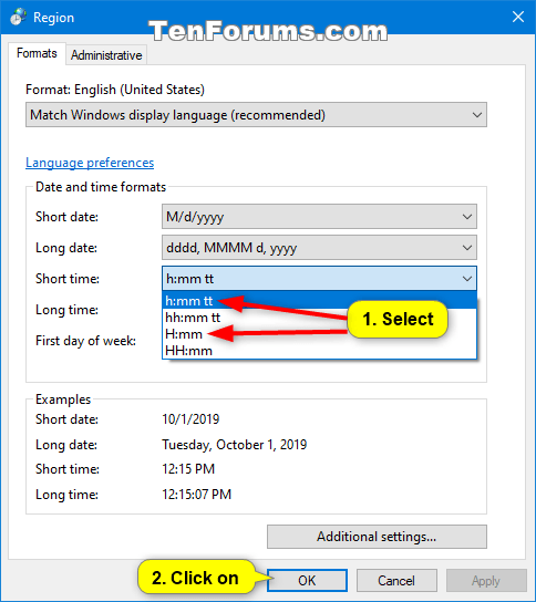 Change Taskbar Clock to 12 hour or 24 hour Format in Windows 10-12-hour_clock_cp.png