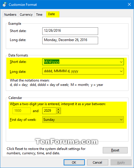 Change Date and Time Formats in Windows 10-date_and_time_formats_control_panel-5.png