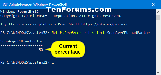 Set Windows Defender Antivirus Max CPU Usage for a Scan in Windows 10-scanavgcpuloadfactor-1.png