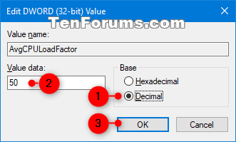 Set Windows Defender Antivirus Max CPU Usage for a Scan in Windows 10-avgcpuloadfactor_regedit-2.png