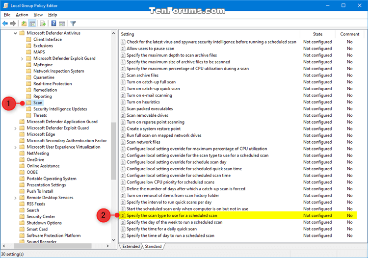 Specify Microsoft Defender Antivirus Scheduled Scan Type in Windows 10-scanparameters_gpedit-1.png