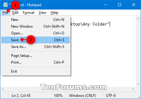 Mount Folder as Virtual Drive in Windows 7, Windows 8, and Windows 10-create_bat_file-2.png