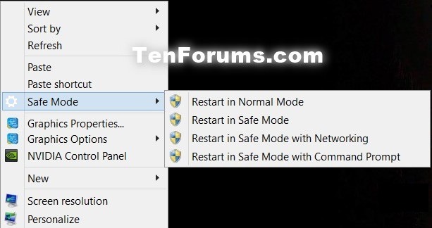 Add Safe Mode to Desktop Context Menu in Windows 10-safe_mode_context_menu.jpg