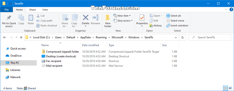 Add or Remove Items in Send To context menu in Windows-default_sendto_folder_for_new_users.png