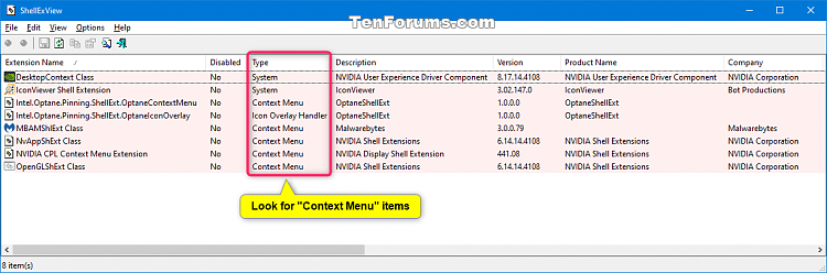 Fix Slow or Freezing Right Click Context Menu in Windows-shellexview-4.png