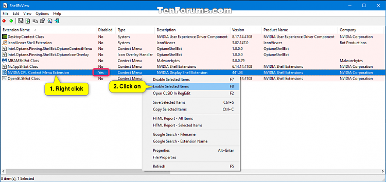 Fix Slow or Freezing Right Click Context Menu in Windows-shellexview-7.png