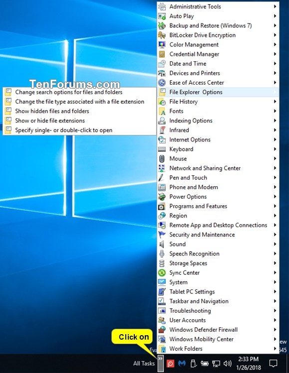 Add or Remove Control Panel All Tasks Toolbar in Windows 10-all_tasks_toolbar.jpg