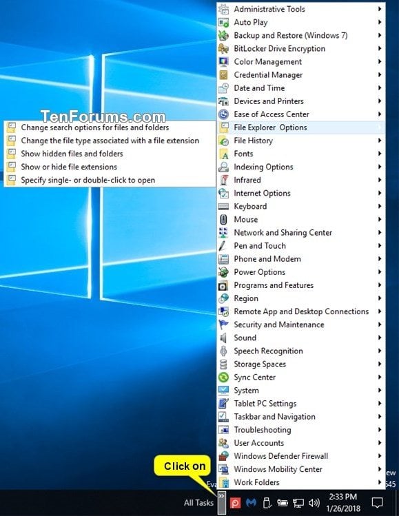 Add or Remove Control Panel All Tasks Toolbar in Windows 10-all_tasks_toolbar.jpg