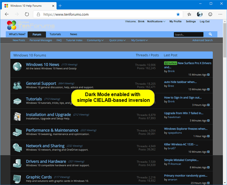 Enable or Disable Dark Mode for Websites in Microsoft Edge Chromium-microsoft_edge_dark_mode_enabled_cielab.png