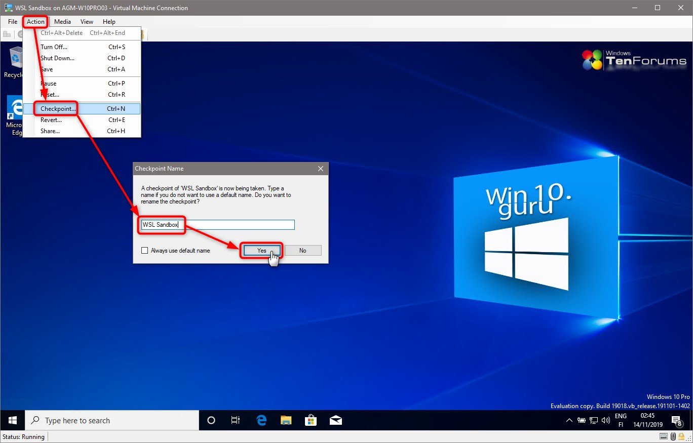 run linux on windows virtual machine