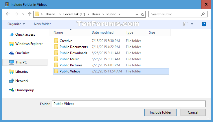 Include Folder or Drive to Library in Windows 10-include_folder_to_library_browse.png