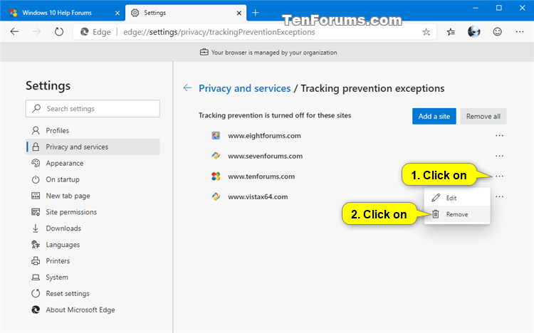 Add and Remove Tracking Prevention Exceptions Microsoft Edge Chromium-microsoft_edge_tracking_prevention_remove_exception.png