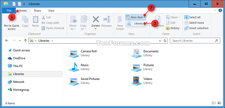 Create New Library in Windows 10-new_library_ribbon.png
