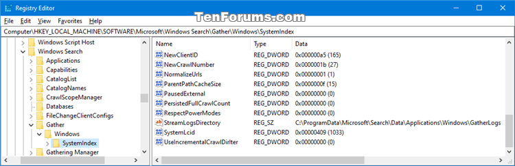 Turn On or Off Search Indexer Respect Device Power Mode Settings-systemindex.png