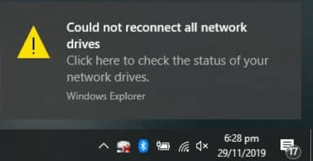 Disable Could not reconnect all network drives Notification in Windows-could_not_reconnect_all_network_drives.png