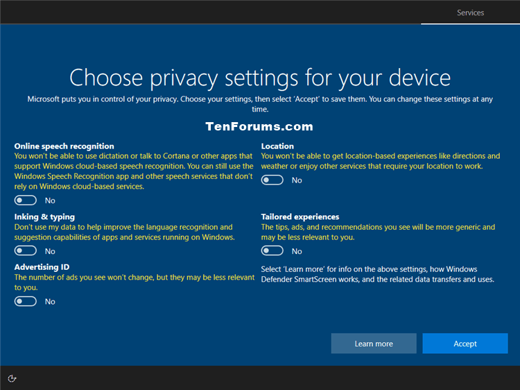 Fix User Profile Service Failed the Sign-in Error in Windows 10-privacy_settings-2.png