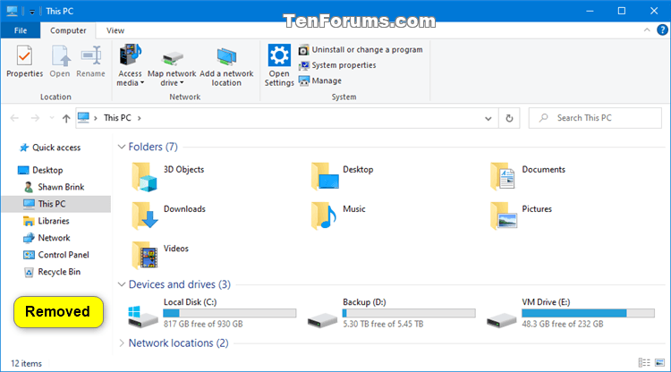 Add or Remove OneDrive from Navigation Pane in Windows 10-rremove_onedrive_from_navigation_pane_show_all_folders.png