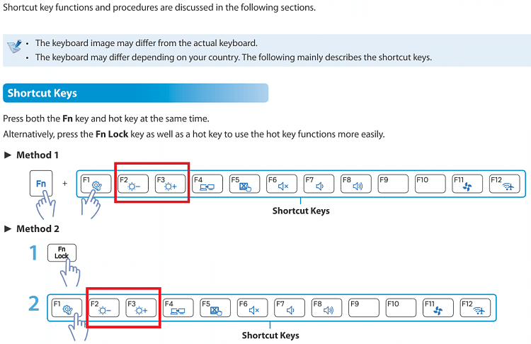 screen brightness won t change windows 10