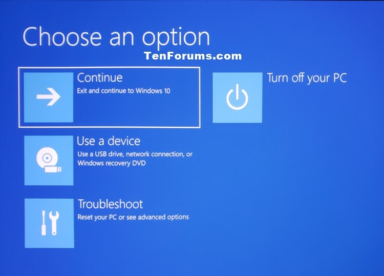 how to choose startup disk windows 10