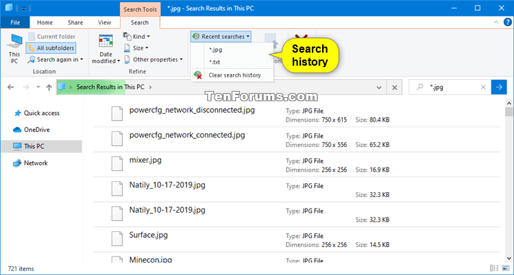 Clear Search History in Windows 10 File Explorer-file_explorer_search_history-2.png