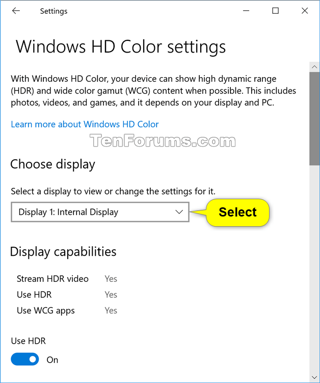 How to Turn On or Off Play HDR Content when on Battery in Windows 10-hdr_battery_options-2.png