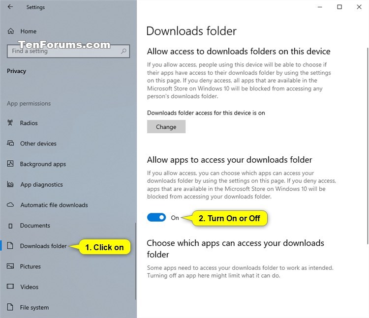 How to Allow or Deny Apps Access to Downloads Folder in Windows 10-downloads_folder_access_for_apps.jpg