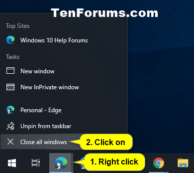 How to Close Open App or Window in Windows 10-taskbar_close-2.png