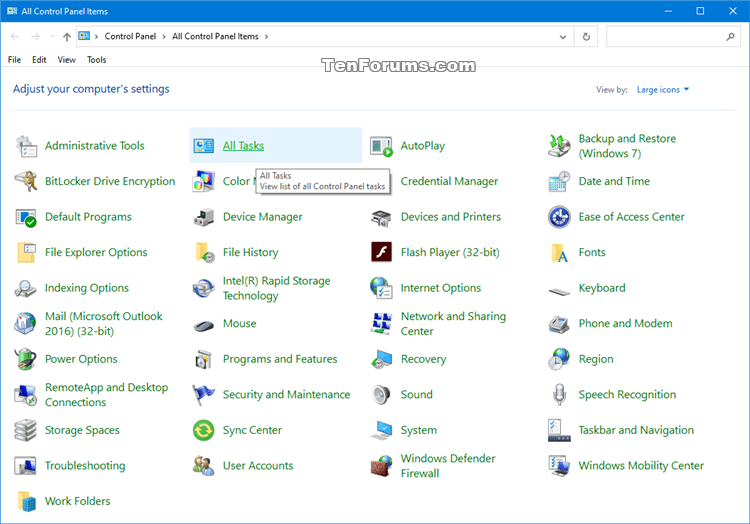 How to Add All Tasks to Control Panel in Windows 7, 8, and 10-control_panel_all_tasks_icon.png