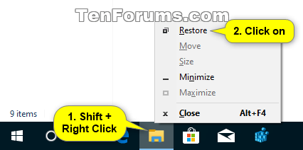 How to Maximize and Restore App Window in Windows 10-taskbar_shift_restore.png