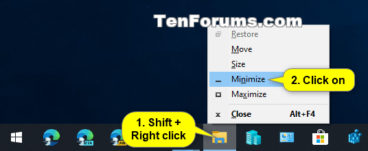 How to Minimize and Restore App Window in Windows 10-taskbar_shift_minimize.png
