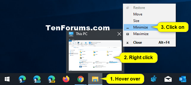 How to Minimize and Restore App Window in Windows 10-taskbar_thumbnail_minimize.png