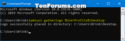 Verify Trusted Platform Module (TPM) Chip on Windows PC-tpmtool_gatherlogs-1.png