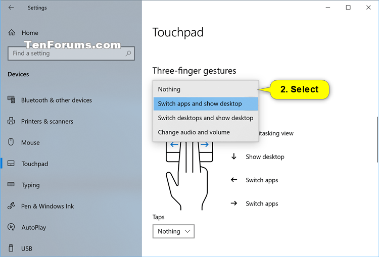 How to Enable or Disable Touchpad MultiFinger Gestures in Windows 10-touchpad_gestures_settings-2.png