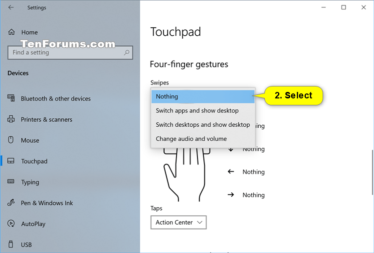 How to Enable or Disable Touchpad MultiFinger Gestures in Windows 10-touchpad_gestures_settings-4.png