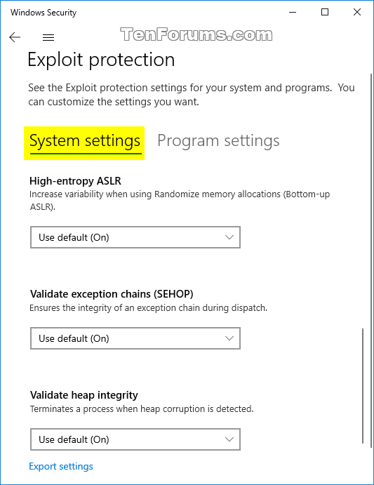 Change Windows Defender Exploit Protection Settings in Windows 10-windows_defender_exploit_protection-4.png
