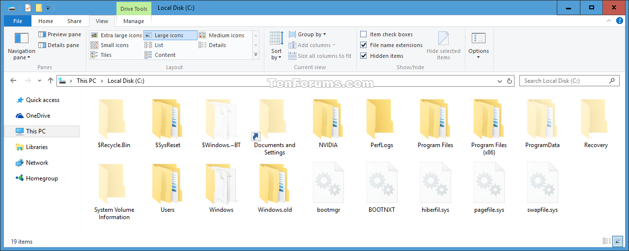 Show Hidden Files Folders And Drives In Windows 10 Tutorials Hot Sex 