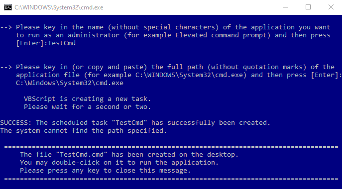 Create Elevated Shortcut without UAC prompt in Windows 10-mw-error-msg.png