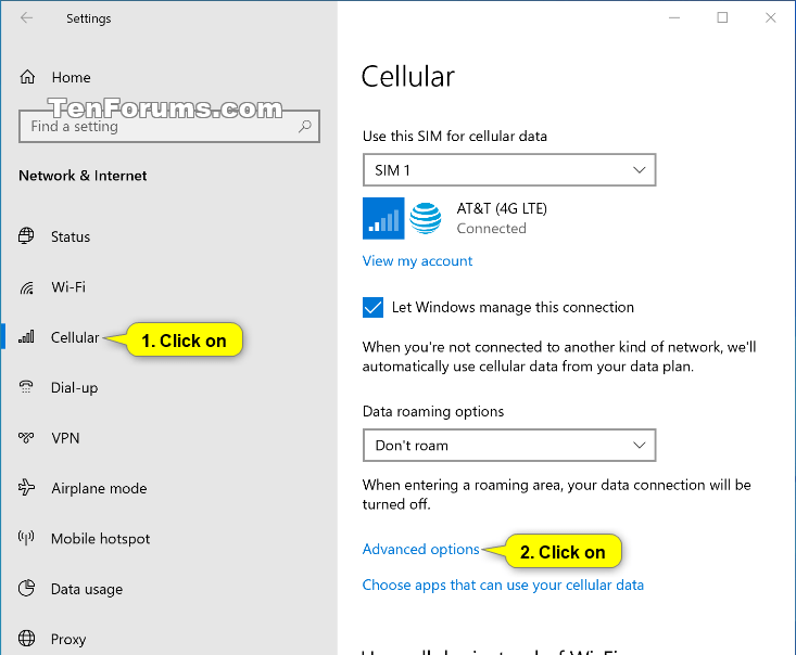 Locker gap Nursery school How to Set Up and Use SIM PIN for Cellular Data Network in Windows 10 | Tutorials Locker gap Nursery school How to Set Up and Use SIM PIN for Cellular Data Network in Windows 10 | Tutorials