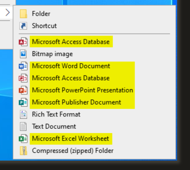 How to Add or Remove Office 2019 New Context Menu Items in Windows 10-003282.png